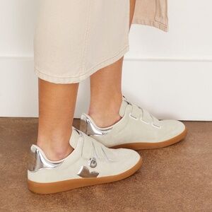 Isabel Marant Beth Sneaker in Chalk/Silver sz 39 New in Box